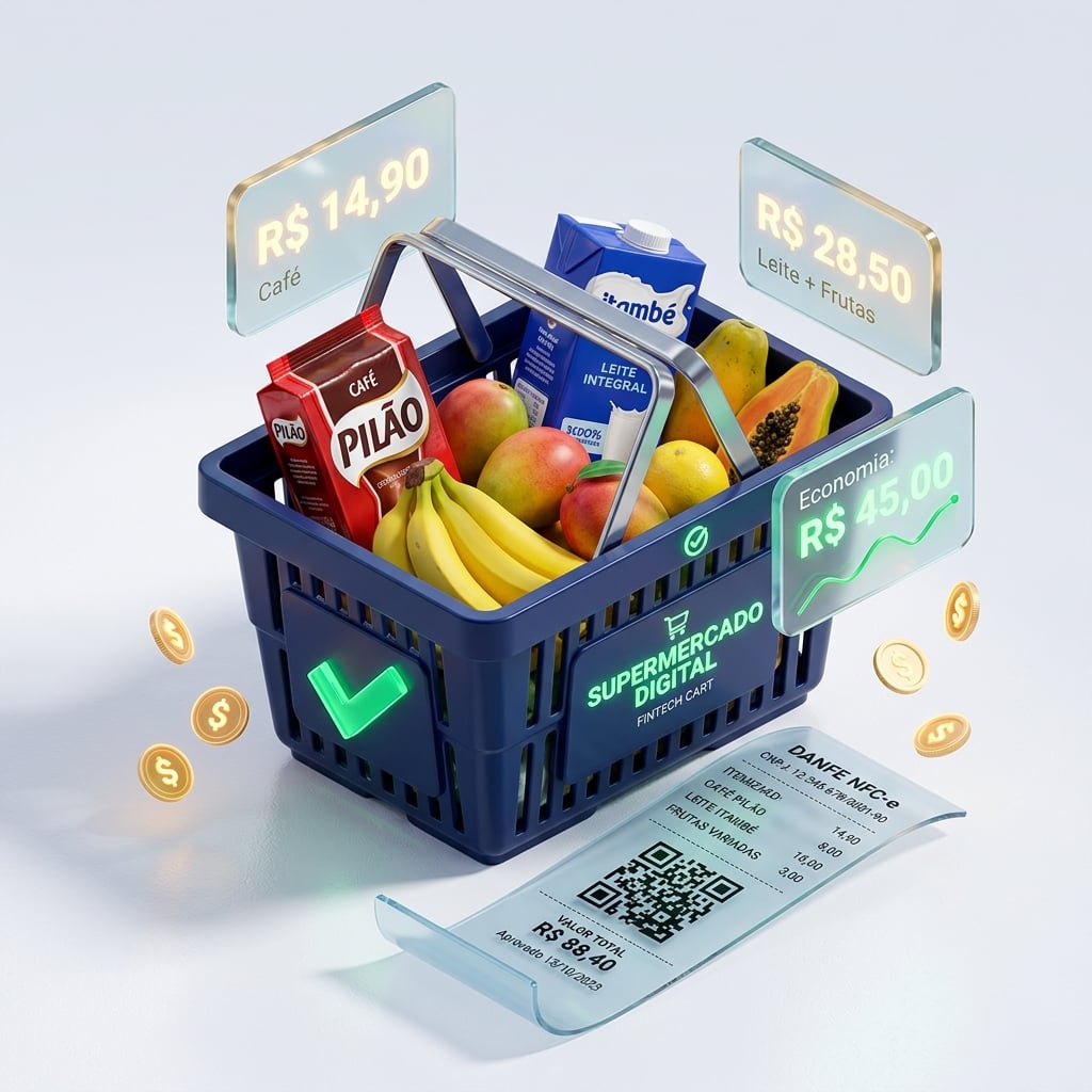CompreNow 3D Grocery Basket